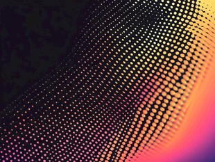炫彩半色调渐变抽象背景