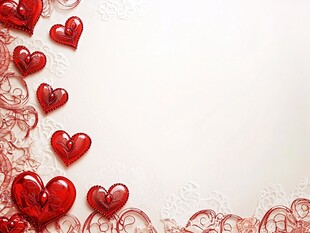 爱心装饰背景图