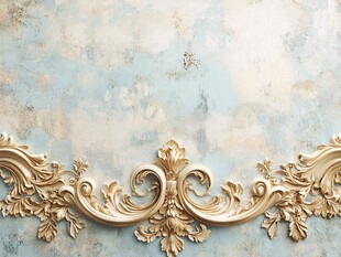 欧式金饰复古墙面装饰