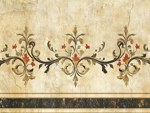 欧式花纹墙面装饰图案