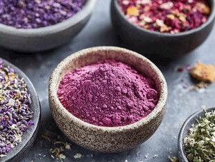 多彩天然花草粉及香料