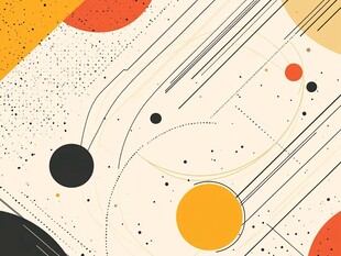 几何线条构成的抽象图案