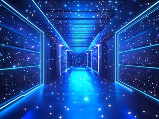 梦幻星空科技感走廊