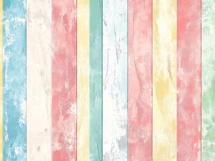 多彩条纹复古风木板背景