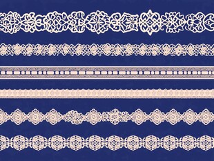 复古蕾丝花边图案集合