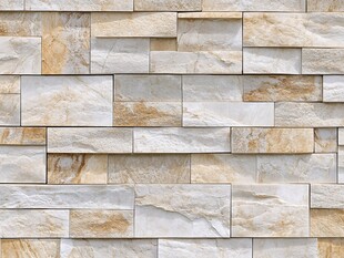 仿石纹瓷砖墙面纹理展示