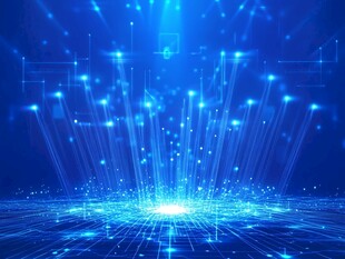 科技蓝光特效未来感背景