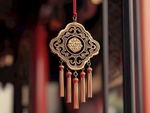 古典中式金属风精美挂饰