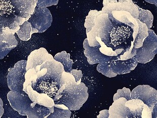 水墨花卉图案背景纹理