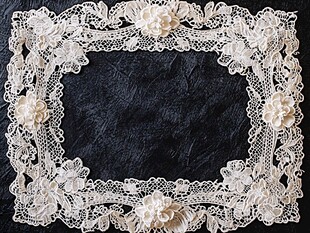 精致蕾丝花边装饰图案