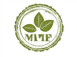 绿叶环绕的MIME标志