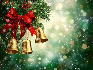 圣诞铃铛挂饰节日氛围浓