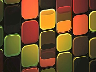 多彩立体方块抽象背景图