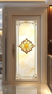 欧式雕花玻璃精美入户门