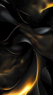 黑金炫酷流体抽象背景图