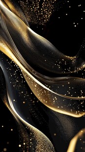 黑金流光特效背景图