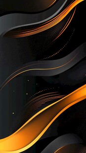 黑金流光线条抽象背景图