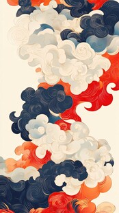 中式云纹图案设计元素