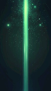 绿色激光光束梦幻背景