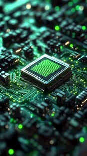 芯片置于复杂电路板上