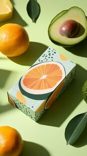 清新水果风包装设计展示