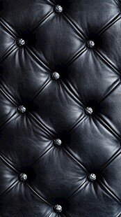 黑色菱格真皮软包纹理