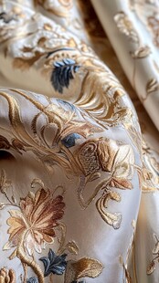 奢华刺绣花纹精美织物