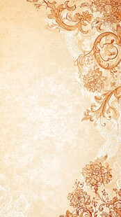 复古花纹背景图