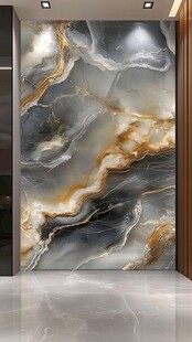 奢华大理石玄关背景墙