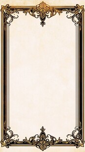 欧式复古金边装饰画框