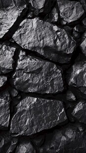 黑色煤块特写纹理