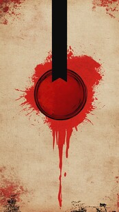 滴血圆形图案背景设计图