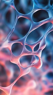 梦幻细胞结构微观艺术图