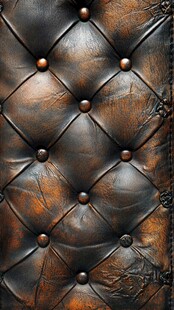 复古皮革软包纹理特写