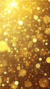 金色光斑梦幻背景图