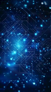 科技感蓝色线条光效背景图