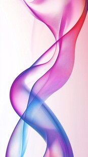 梦幻炫彩流动线条背景图