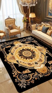 奢华欧式客厅的精美地毯
