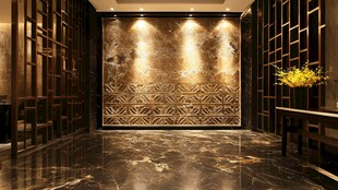 豪华中式风格门厅设计