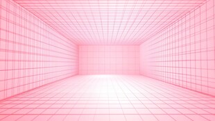 梦幻粉色网格空间