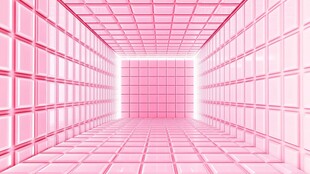 粉色几何空间通道