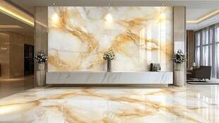 奢华大理石客厅空间设计