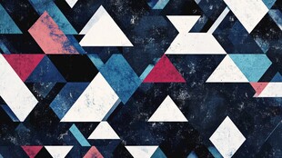 几何色块拼接抽象背景图