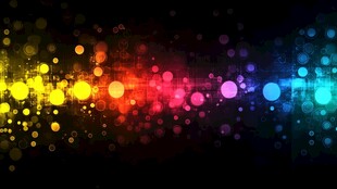 炫彩光斑动感背景图