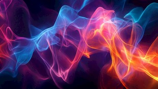 炫彩流动烟雾背景特效