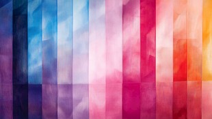 彩色渐变条纹梦幻背景图