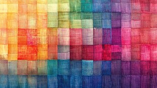 多彩方块抽象背景图案