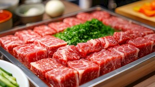 鲜切牛肉 诱人色泽超美味