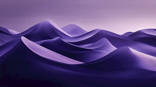 梦幻紫色沙丘景观