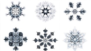 精美雪花图案集合